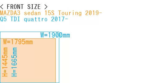 #MAZDA3 sedan 15S Touring 2019- + Q5 TDI quattro 2017-